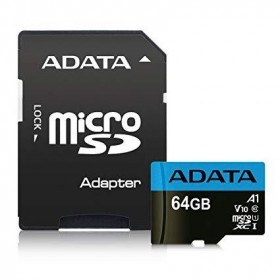 Карта памяти MICRO SDXC 64GB CLASS10 W/A AUSDX64GUICL10A1-RA1 ADATA