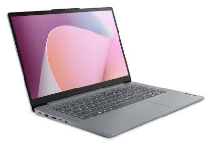 Ноутбук LENOVO IdeaPad 3 Slim 14IRU8 14" 1920x1080/Intel Core i3-1305U/RAM 8Гб/SSD 256Гб/Intel UHD Graphics/ENG|RUS/DOS серый 1.37 кг 82X6001GPS