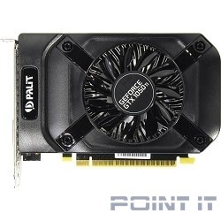 PALIT GeForce GTX1050Ti StormX 4G RTL nVidia GTX1050TI 4096Mb 128bit GDDR5 1290/7000 DVIx1/HDMIx1/D  [NE5105T018G1-1070F/NE5105T018G1-1076F]  
