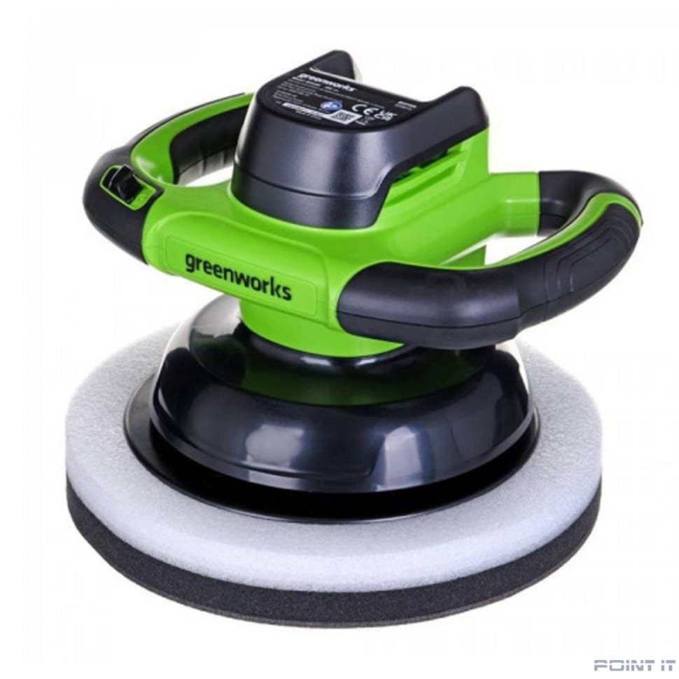 Greenworks Полировальная машина аккумуляторная G24BU10, 24V, без АКБ и ЗУ [3502107]
