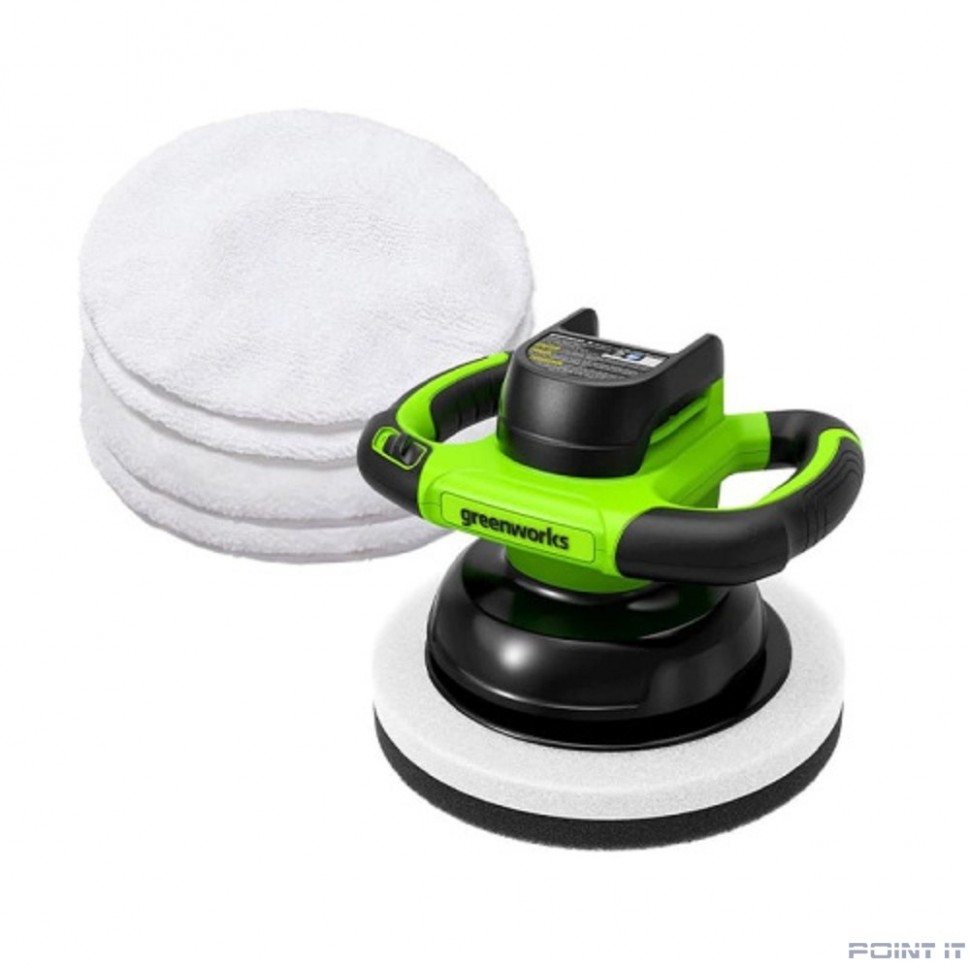 Greenworks Полировальная машина аккумуляторная G24BU10, 24V, без АКБ и ЗУ [3502107]