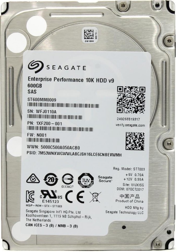 Жесткий диск SAS2.5" 600GB 10000RPM ST600MM0009 SEAGATE