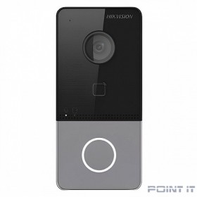 Видеопанель Hikvision DS-KV6113-PE1(C),  накладная,  черный