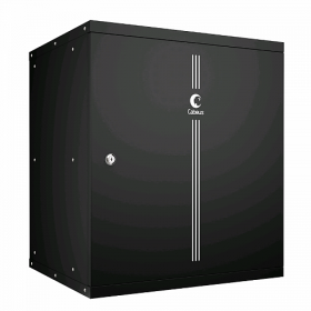  					Cabeus WSC-05D-12U55/45m-BK Шкаф телекоммуникационный настенный 19 12U, серия LIGHT разборный, дверь металл, цвет черный				 