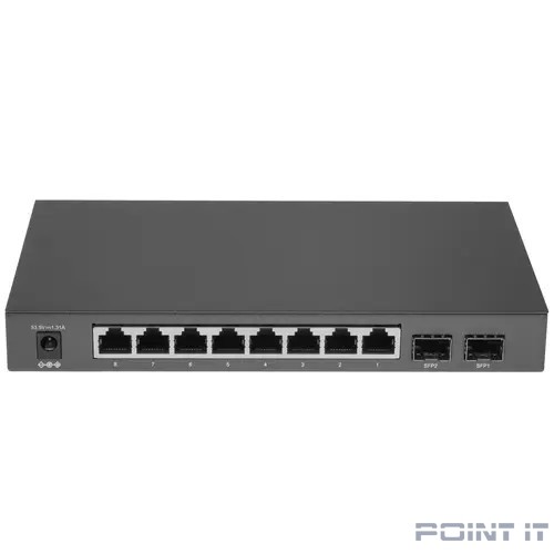 TP-Link SG2210P Коммутатор JetStream Smart с 8 портами PoE+ и 2 портами SFP