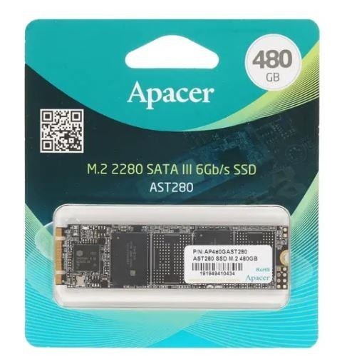 SSD жесткий диск M.2 480GB AP480GAST280-1 APACER