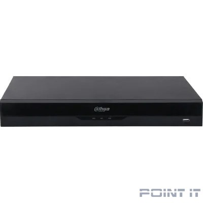 DAHUA DHI-NVR4232-EI 32-канальный IP-видеорегистратор 4K, H.265+, видеоаналитика, входящий поток до 256Мбит/с, 2 SATA III до 16Тбайт