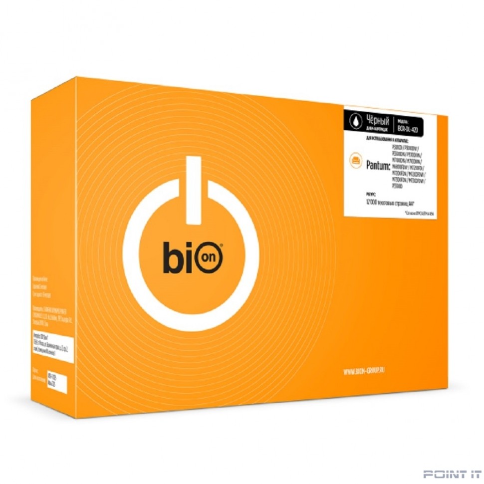 Bion BCR-DL-420 Драм-картридж DL-420 для Pantum P3010D/P3010DW/P3300DN/P3300DW/M7100DN/M7100DW/M6800FDW/M7200FD/M7200FDN/M7200FDW/M7300FDN/M7300FDW/P3300D, черный (12000 стр.)