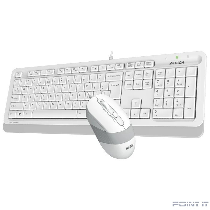 A4-Tech Клавиатура + мышь Fstyler FG1010 WHITE USB [1147575]