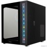 Ginzzu V530 RGB подсветка, контроллер CRC10, 4* 12R6 FAN 12CM RGB закаленное стекло 1*USB 3.0,1*USB 2.0, AU ATX