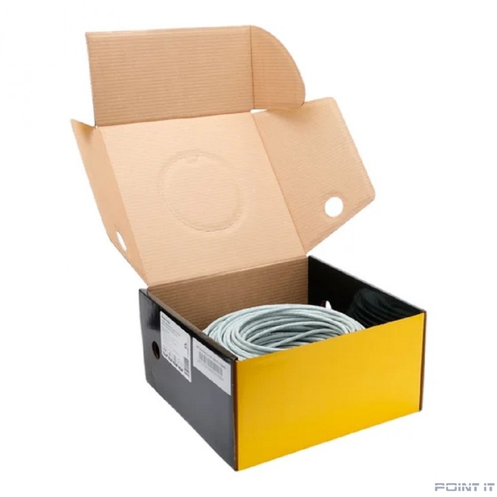 Cablexpert UPC-6055-4-CU/100 Кабель Cablexpert (RU) UTP indoor 4x2x0.55, медный, кат.6, однож., 100м, box, серый