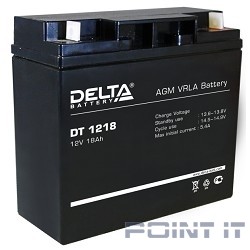 Delta DT 1218 (18 А\ч, 12В) свинцово- кислотный аккумулятор