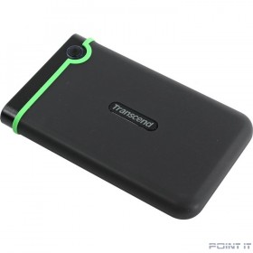 Transcend Portable HDD 2Tb StoreJet TS2TSJ25M3S {USB 3.0, 2.5&quot;, black-green}