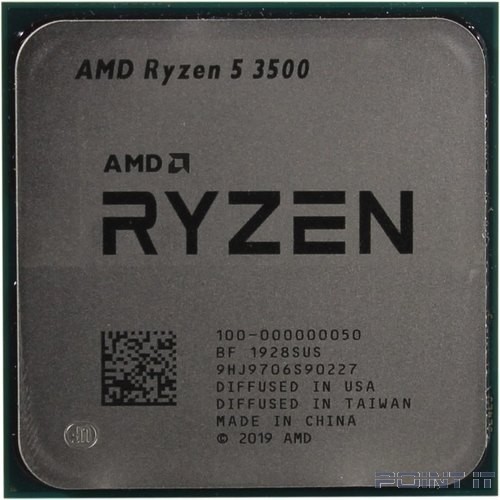 CPU AMD Ryzen 5 3500 OEM (100-000000050) {3.6GHz up to 4.1GHz Without Graphics AM4}