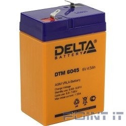 Delta DTM 6045 (4.5 А\ч, 6В) свинцово- кислотный аккумулятор  