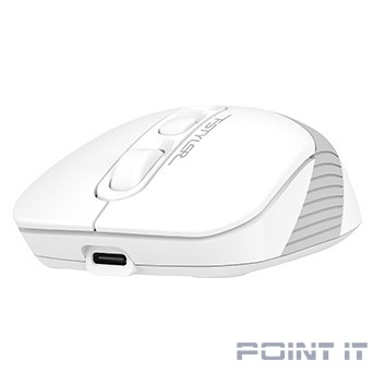Мышь A4Tech Fstyler FB10C белый/серый оптическая (2400dpi) беспроводная BT/Radio USB (4but) [1583792]