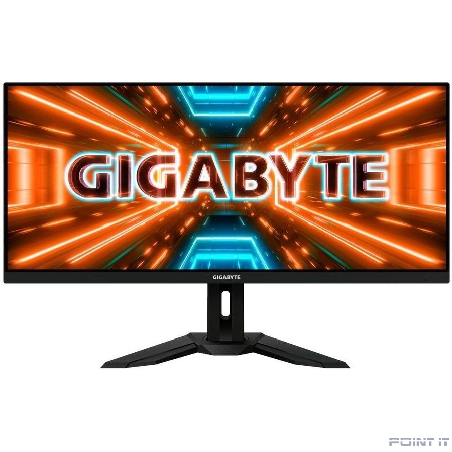 Монитор LCD Gigabyte 34" M34WQ {IPS 3440x1440 144Hz FreeSync 400cd 21:9} [20VM0-M34WQBT-1EKR]