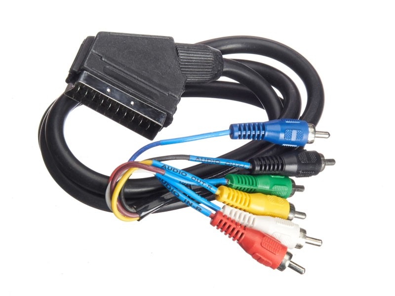 Шнур аудио-видео SCART-6RCA (1.2 м), Netko