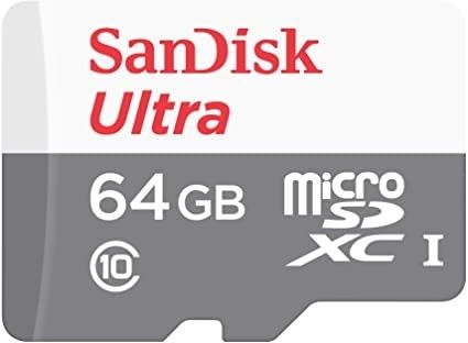 Карта памяти MICRO SDXC 64GB UHS-I SDSQUNR-064G-GN3MN SANDISK