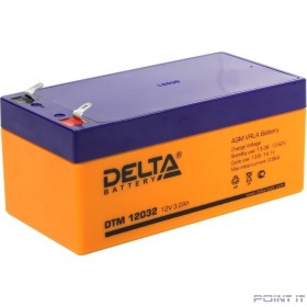 Delta DTM 12032  (3.2 А\ч, 12В) свинцово- кислотный аккумулятор  
