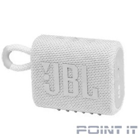 Колонка порт. JBL GO 3 белый 4.2W 1.0 BT (JBLGO3WHT)