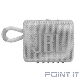 Колонка порт. JBL GO 3 белый 4.2W 1.0 BT (JBLGO3WHT)