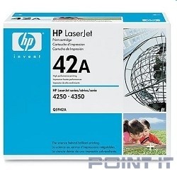 HP Q5942A Картридж ,Black{LJ 4250/4350, Black, (10 000 стр.)}