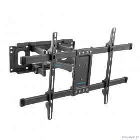 Kromax CORBEL-8 grey titan { 32&quot;-75&quot;;  Максимальная нагрузка: 55 кг;  VESA: 200x200, 200х300, 200х400, 300х200, 300х300, 300х400, 400х200, 400х300, 400х400, 600х400 мм;  Наклон: +5°-12°Поворот: ±90}