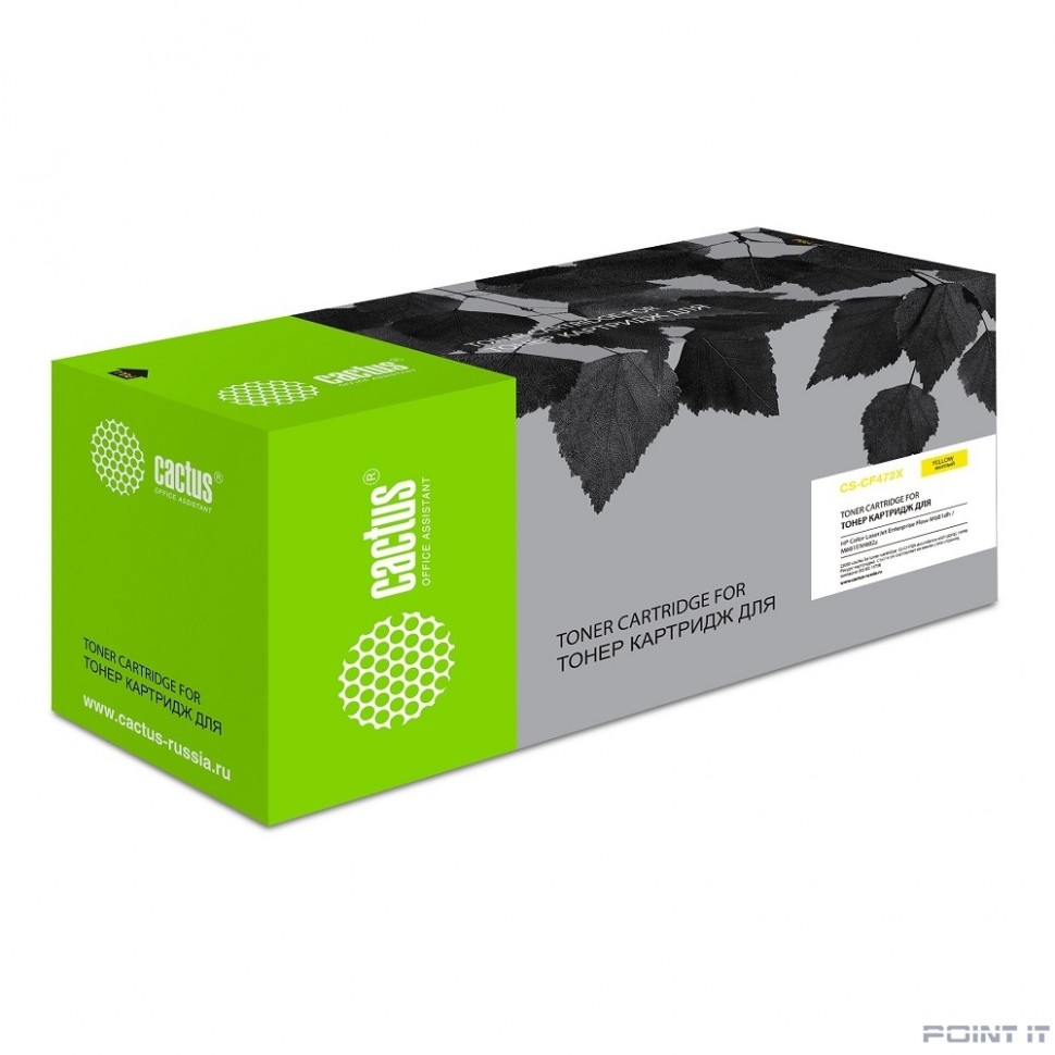 Картридж лазерный Cactus CS-CF472X желтый (23000стр.) для HP Color LJ Enterprise Flow M681dh/M681f/M682z