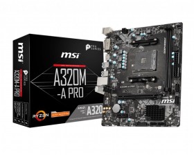 Материнская плата AMD A320 SAM4 MATX A320M-A PRO MSI