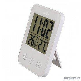 Perfeo Часы-метеостанция &quot;Touch&quot;, белый, (PF-S681) время, температура, влажность