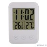 Perfeo Часы-метеостанция "Touch", белый, (PF-S681) время, температура, влажность