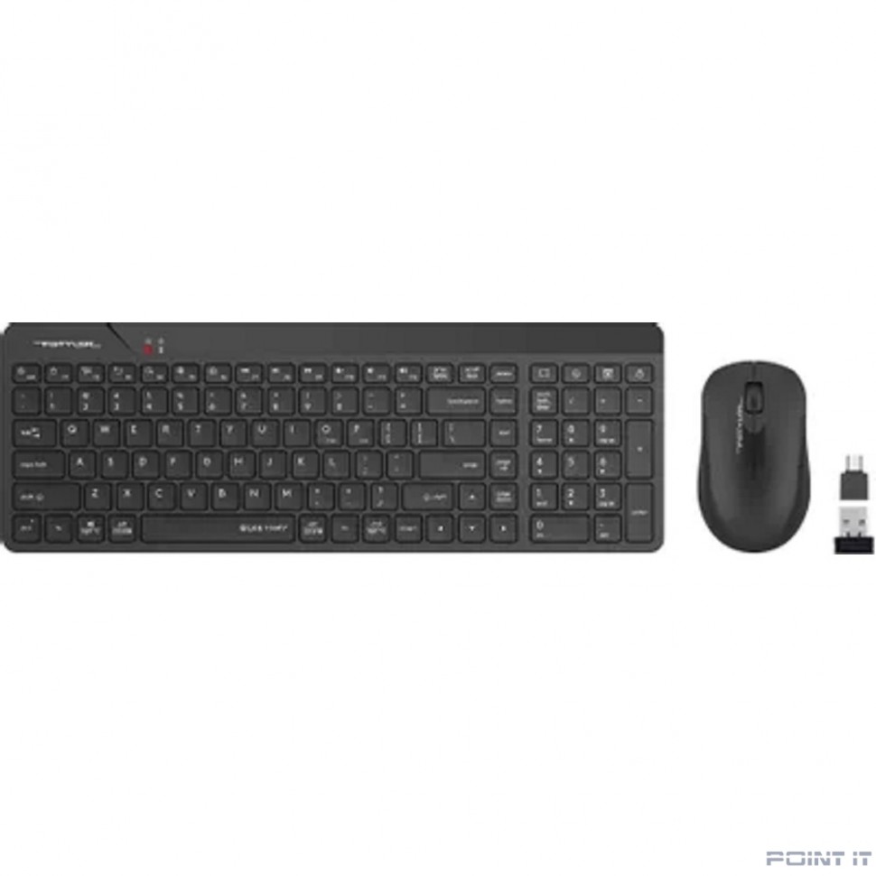 Комплект клавиатура+мышь беспров. A4TECH Fstyler FG2300 Air2 black (USB, slim) (FG2300 AIR2 BLACK)