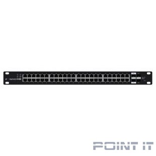 UBIQUITI ES-48-500W 48-портовый коммутатор с раздачей 24 В или 48 В на всех портах! Суммарно выдаваемая мощность на портах 500 Вт!