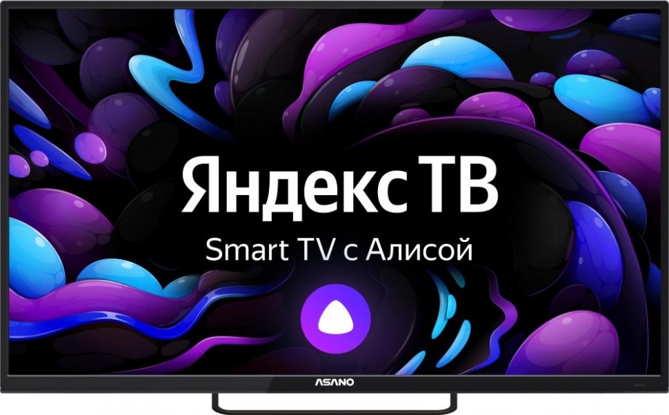 Телевизор ASANO 43" 4K/Smart/UHD 3840x2160 2160p Wi-Fi 802.11b/g/n Bluetooth Android черный 43LU8120T