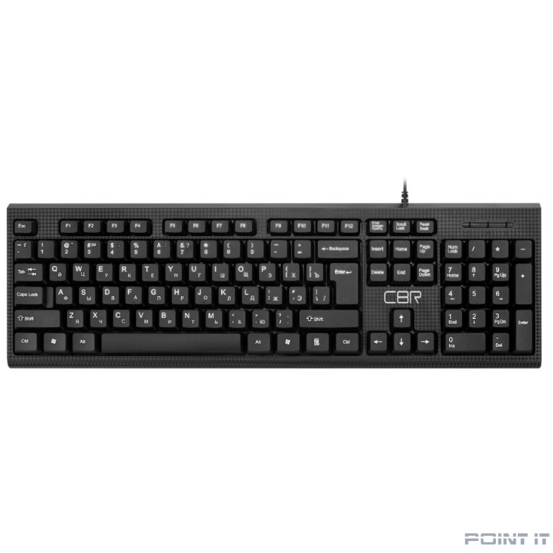 CBR KB SET 711 Carbon, Комплект (клавиатура + мышь) проводной, USB, поверхность "под карбон", длина кабеля 1,8 м; клавиатура: полноразмерная, 104 кл.; мышь: оптич., 1200 dpi, 3 кн. и колесо прокрутки