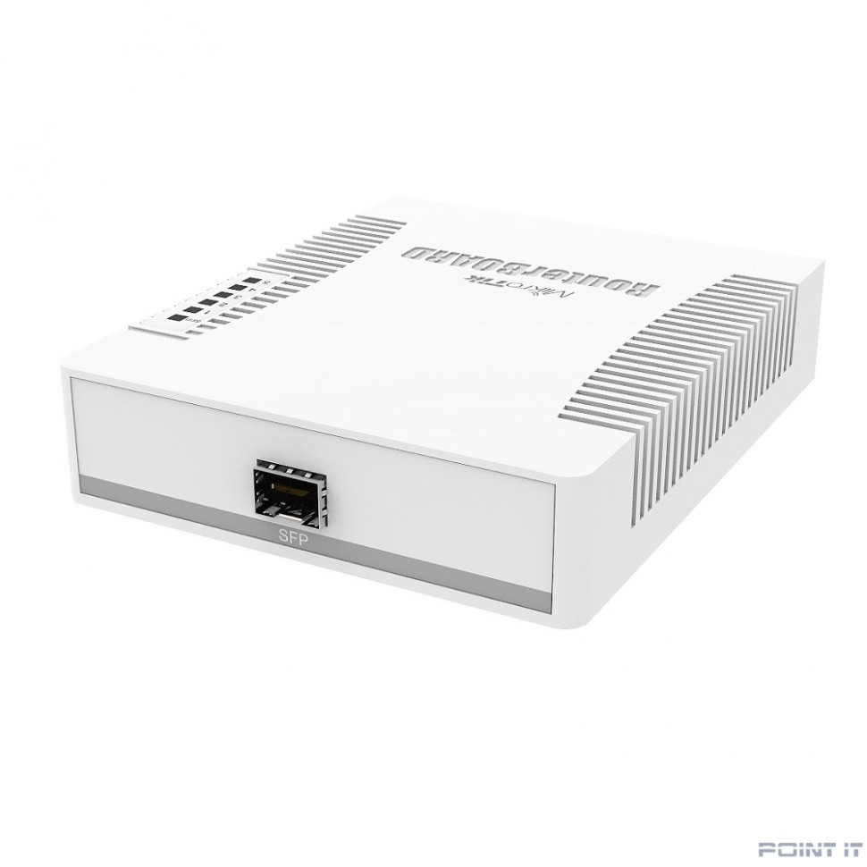 MikroTik RB260GS (CSS106-5G-1S)(r2) Коммутатор RouterBOARD 260GS 5-port Gigabit smart switch with SFP cage, SwOS, plastic case, PSU