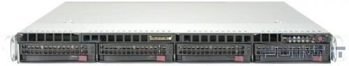 Supermicro SYS-510P-WTR SuperServer 1U 510P-WTR no CPU(1)3rd Gen Xeon Scalable/TDP 270W/ no DIMM(8)/SATARAID HDD(4)LFF/2x10GbE/2xFHHL,1xLP,M2/ 500W