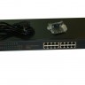 NS1016GU18P Коммутатор 19", 18 портовый, 16 1Gbit  портов, 2 комбинированных порта 1000Base-T/SFP слот, металлический корпус, черный