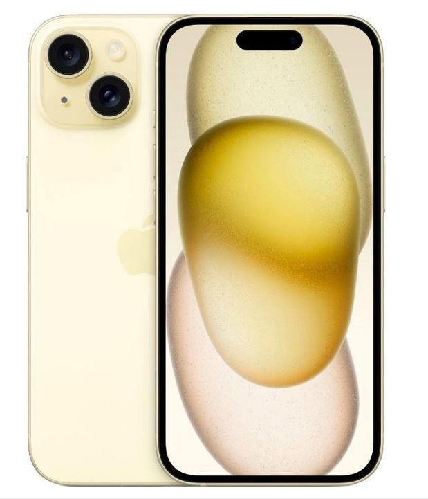 Мобильный телефон IPHONE 15 512GB YELLOW MTLR3ZA/A APPLE