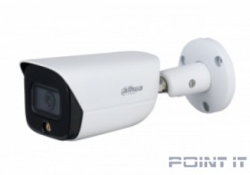 Dahua DH-IPC-HFW3449EP-AS-LED-0280B Уличная цилиндрическая IP-видеокамера Full-color с ИИ 4Мп