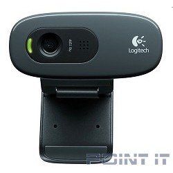 960-001063/960-000999 Logitech HD Webcam C270, {USB 2.0, 1280*720, 3Mpix foto, Mic, Black}