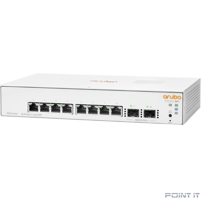 HP JL680A Коммутатор HPE OfficeConnect Aruba IOn 1930 8G 2SFP управляемый