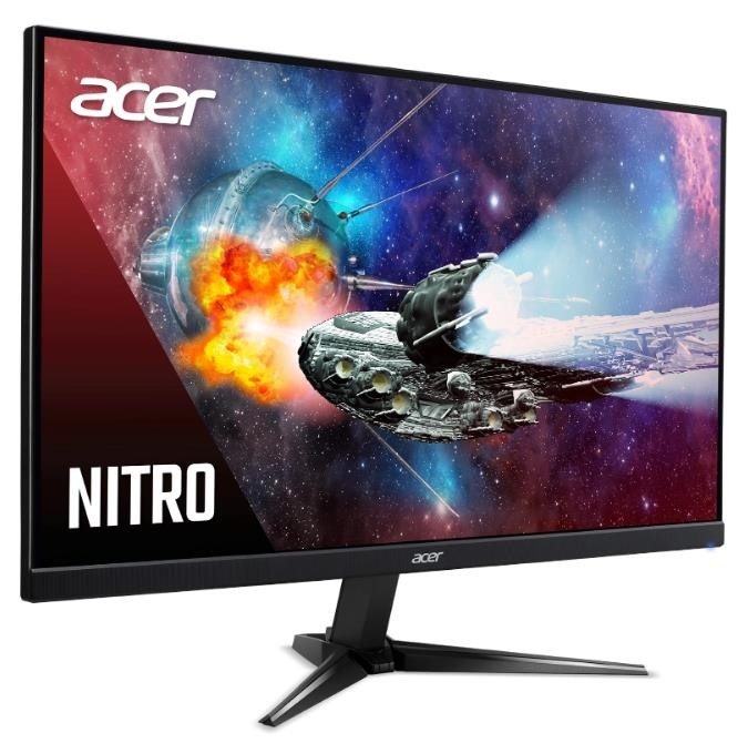 ЖК монитор ACER Nitro QG271bii/27"/IPS/1920x1080 16:9/100Hz/250/1000:1 Matte/1 мс/да/черный/6.85 кг UM.HQ1EE.E01