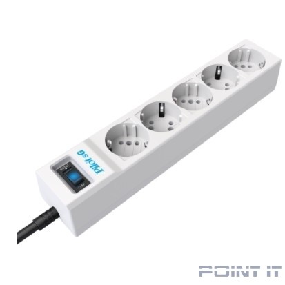 ZIS Сетевой фильтр Pilot SG {5 розеток GP)} 5 м [арт.153]