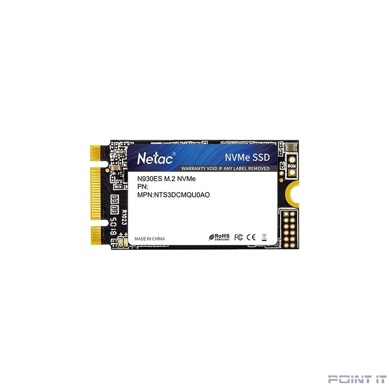 Накопитель SSD Netac M.2 2242 N930ES NVMe PCIe 256GB NT01N930ES-256G-E2X