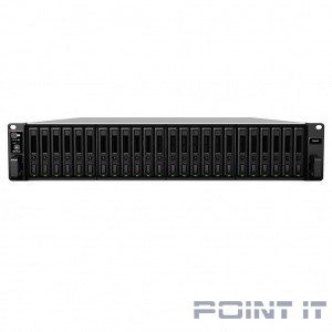 Synology FS6400 Сетевое хранилище 24x2.5" SAS/SATA, Intel Xeon Silver 4110/8x2.1GHz, 32GB DDR4, 2x1 Гбит/с, 2x10 Гбит/с