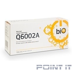 Bion Q6002A Картридж для HP Color LaserJet 1600/2600N/M1015/M1017, желтый 2000 Стр.   [Бион]
