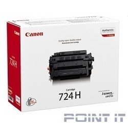 Canon Cartridge 724H  3482B002 Тонер картридж  для LBP6750Dn (12500 стр) (GR)