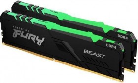 Модуль памяти FURY 32GB DDR4-3600 KF436C18BBAK2/32,CL18, 1.35V K2*32GB RGB XMP KINGSTON